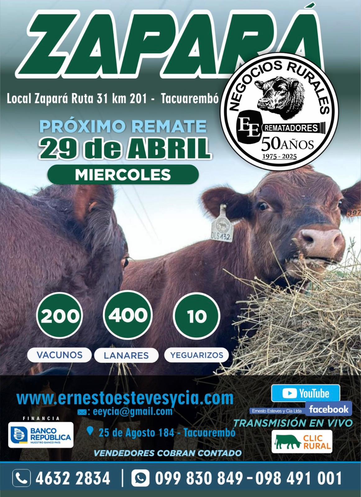 Remate Feria Mensual - Zapara