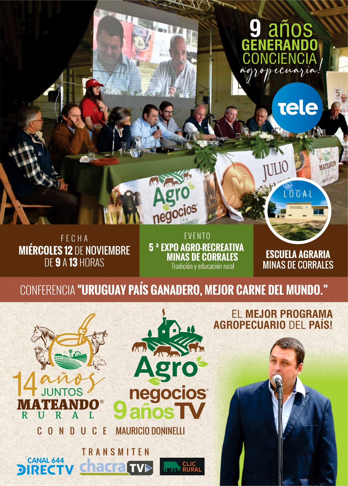 Remate Conferencia "Uruguay país ganadero, mejor carne del mundo"