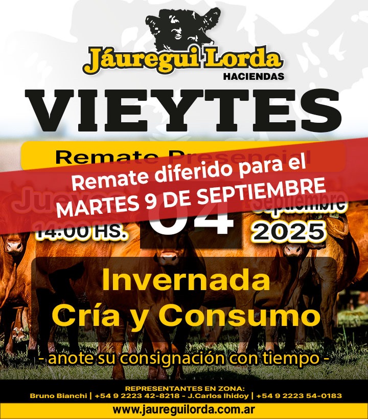 Remate 04 de Septiembre - Vieytes
