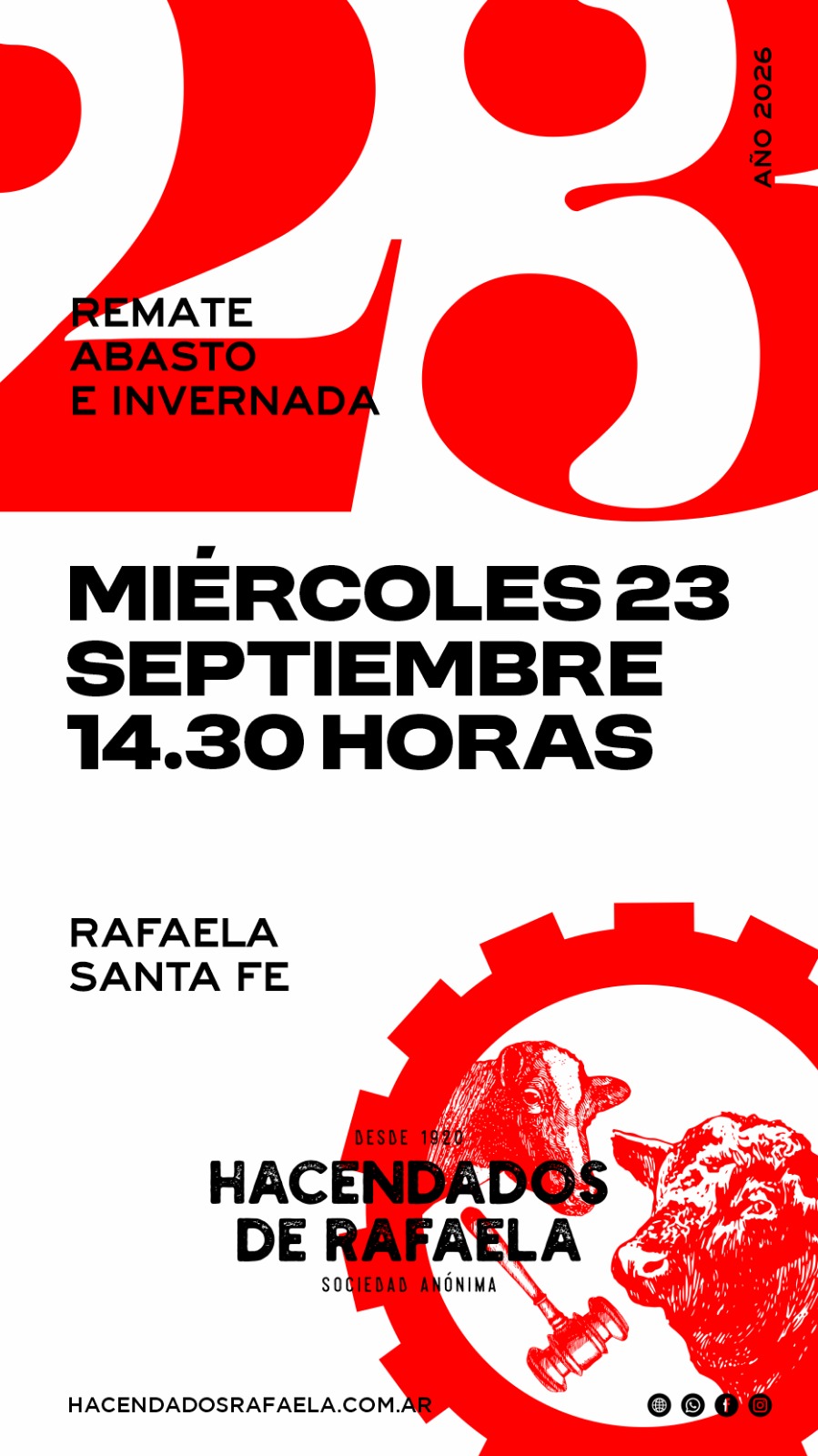 Afiche Remate abasto e invernada